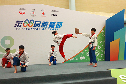 Demo by the HK Cadet Poomsae Team